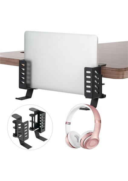 Masa Tarafı Dikey Dizüstü Bilgisayar Standı, Matkap Dizüstü Bilgisayar Masaüstü Montajı Yok, Masa Tarafı Için Asılı Dizüstü Bilgisayar Tutucu, Masa Siyahı Kelepçe (Yurt Dışından) fiyatları