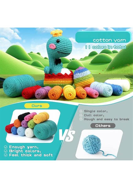 Yeni Başlayanlar Için Tığ Işi Kiti, Yeni Başlayanlar Tığ Işi Dinozor Kiti Anneler Için Aracı ile Anne Diy Zanaat Malzemeleri Için (Yurt Dışından) modelleri