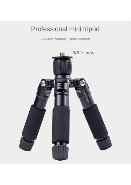 Xiletu Mini Masaüstü Tripod Taşınabilir Slr Kamera Tripod Cep Telefonu Düz Yayın Fotoğrafı Stand Black &amp; Red (Yurt Dışından)