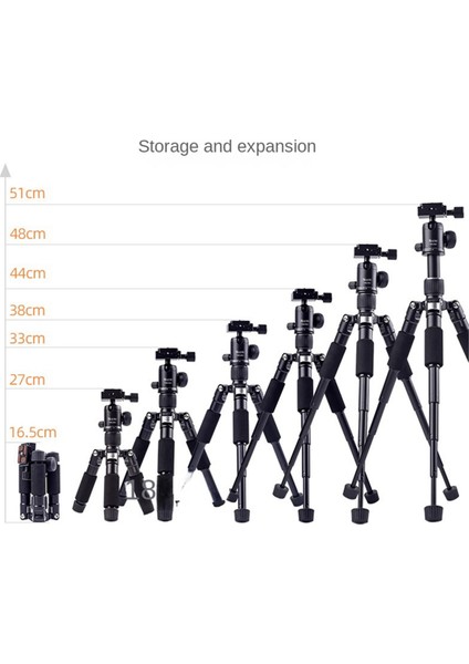 Xiletu Mini Masaüstü Tripod Taşınabilir Slr Kamera Tripod Cep Telefonu Düz Yayın Fotoğrafı Stand Black &amp; Red (Yurt Dışından) fırsatları
