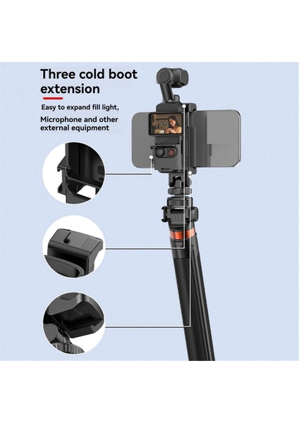 Djı Osmo Cep Için Genişletme Braket Adaptörü 3 Teleprompter Fotoğrafçılık Tripod Tutucu Için 3 Telefon Tutucu Koruyucu Çerçeve (Yurt Dışından)