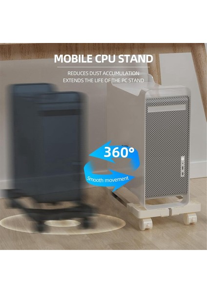 Bilgisayar Kulesi Stand Ayarlanabilir Mobil Cpu Stand Cpu Tutucu Pc Tower Stand Yoldalı Tekerlekler (Yurt Dışından) fırsatları