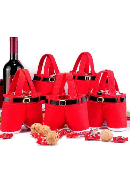 Hediye Çantası, Santa Pantolon, Noel Şeker Çantası, Taşınabilir Noel Şeker Çantası, Şeker Konteyneri S (Yurt Dışından) modelleri