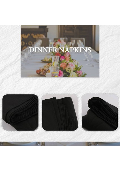 12 Adet Kumaş Peçeteler Akşam Yemeği Havlu Bezi, Yumuşak Yıkanabilir ve Yeniden Kullanılabilir Peçete, Restoran Düğün Otel Yemeği Partisi Için (Yurt Dışından) indirimleri