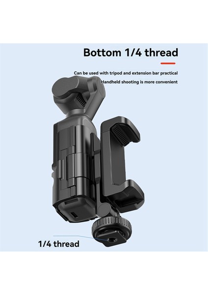 Djı Osmo Cep Için Genişletme Braket Adaptörü 3 Teleprompter Fotoğrafçılık Tripod Tutucu Için 3 Telefon Tutucu Koruyucu Çerçeve (Yurt Dışından) fırsatları