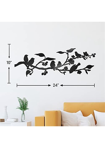 Metal Kuşlar Duvar Sanatı - Metal Kuşlar Duvar Dekor Sanat Kuşları Metal Kuş Duvar Dekoru Dış Kuş Dekoru (Yurt Dışından) modelleri