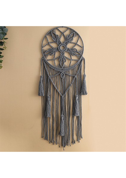 Dream Catcher Goblen Boho Macrame Pamuk Dokuma El Yapımı Boho Sanat Yatak Odası Oturma Odası Için Zanaat Süslemeli (Yurt Dışından) modelleri