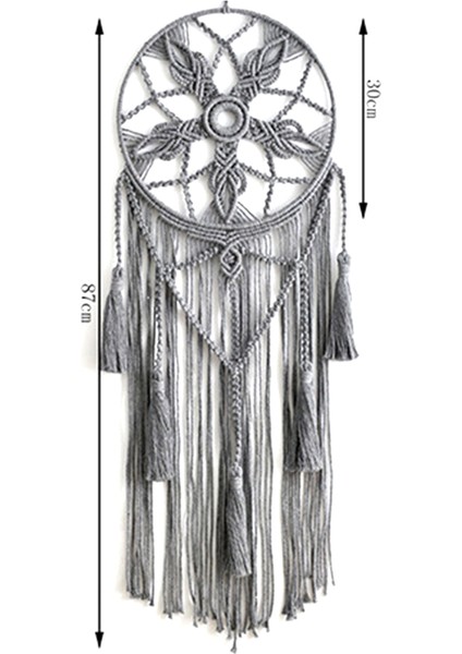 Dream Catcher Goblen Boho Macrame Pamuk Dokuma El Yapımı Boho Sanat Yatak Odası Oturma Odası Için Zanaat Süslemeli (Yurt Dışından) fırsatları