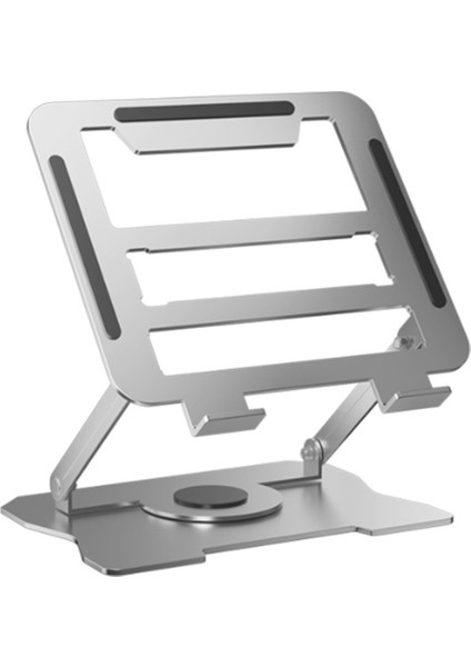 360 ° Dönen Dizüstü Bilgisayar Stand Katlanabilir Dizüstü Bilgisayar Standı Yüksekliği Ayarlanabilir Katlanabilir Tablet Stand Aygıtları (Yurt Dışından)