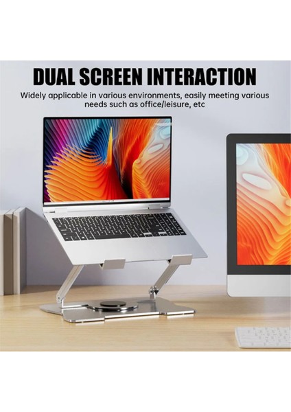 360 ° Dönen Dizüstü Bilgisayar Stand Katlanabilir Dizüstü Bilgisayar Standı Yüksekliği Ayarlanabilir Katlanabilir Tablet Stand Aygıtları (Yurt Dışından) modelleri