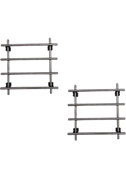 2 Adet Paslanmaz Çelik Trivets Için Tencere Masa Sıcak Pedler Tencere Trivets Soğutma Rafı Tencere ve Tava Tutucu Pişirme Tavası Için (Yurt Dışından)