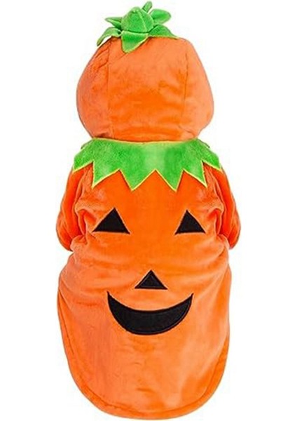 Köpekler Için Kabak Kostümleri, Köpekler Için Cadılar Bayramı Kostümü, Pet Cosplay Elbisesi, Köpek Yavru Sıcak Kıyafetler Polar Hoodie (Yurt Dışından)