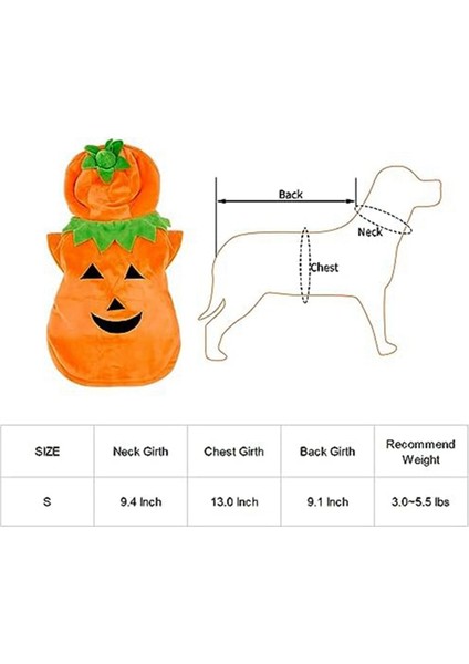 Köpekler Için Kabak Kostümleri, Köpekler Için Cadılar Bayramı Kostümü, Pet Cosplay Elbisesi, Köpek Yavru Sıcak Kıyafetler Polar Hoodie (Yurt Dışından) fırsatları
