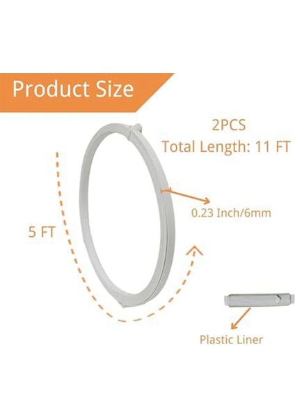 Dikiş Için Çelik Kemik, Elbiseler, Etekler, Korseler, Iç Çamaşırı (11 Ft) Yapmak Için Beyaz Bahar Korse Kemikleme (Yurt Dışından) fiyatları