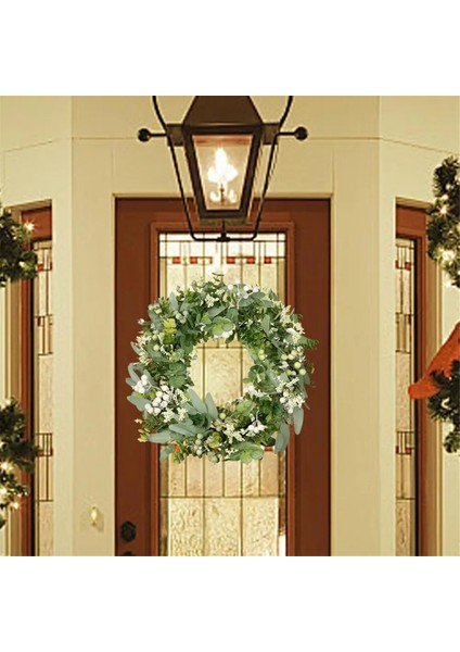 Ön Kapı Penceresi Için Okaliptüs Çelenkleri Duvar Mevsimlik Bahar Greenleaves Çelenk Asılı Süslemeler Eve Taşınma Hediyeleri (Yurt Dışından) modelleri