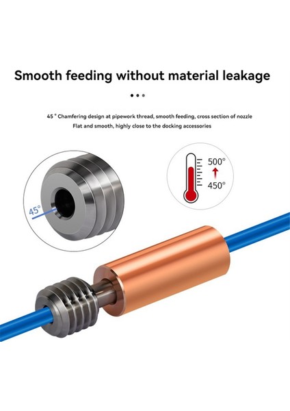 Elegoo Neptune Için Hotend Kit 4/4 Pro 3D Yazıcı Baskı 0,4 mm Paslanmaz Çelik Nozullar 3D Yazıcı Aksesuarları B (Yurt Dışından) modelleri