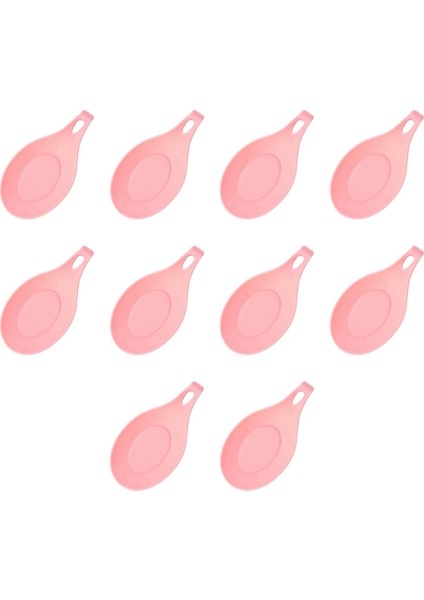 Kaşık Dinlenme Ped Gıda Sınıfı Kaşık Isıya Dayanıklı Mat Cihaz Mutfak Eşyaları Mutfak Yemekleri Pembe (Yurt Dışından)