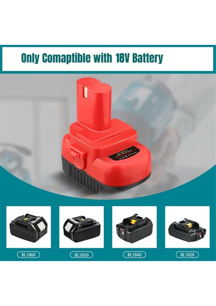 MT18PA14 Makıta 18V Lı-Ion Pil Için Pil Adaptörü 12V/14.4V Nı-Mh 1200 1220 1201 Pil Kablosuz Araçlar (Yurt Dışından) fırsatları