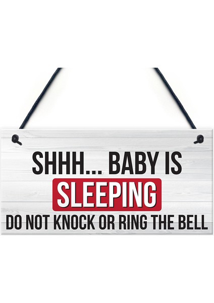 Shh .. Bebek Uyuyor, Kreş, Asma Plak Bebek Kapı Karyolası Işareti Rahatsız Etmeyin (Yurt Dışından)