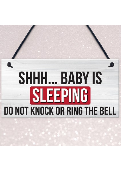 Shh .. Bebek Uyuyor, Kreş, Asma Plak Bebek Kapı Karyolası Işareti Rahatsız Etmeyin (Yurt Dışından) fiyatları
