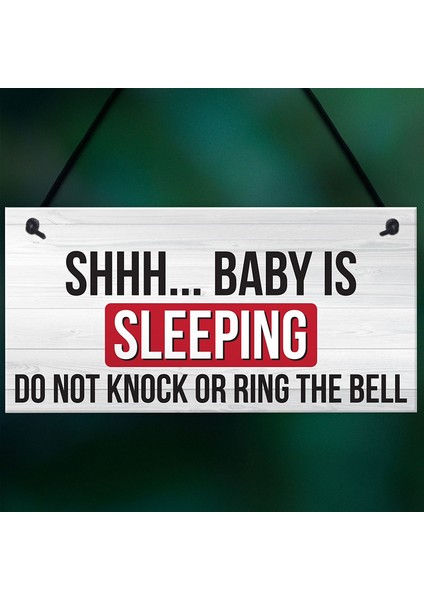 Shh .. Bebek Uyuyor, Kreş, Asma Plak Bebek Kapı Karyolası Işareti Rahatsız Etmeyin (Yurt Dışından) modelleri