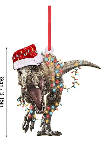 7pcs Noel Ağacı Gotik Tatil Süsü Ejderha Heykeli Ağacı Dekorasyonu Noel Ağacı Kolye Homeparty Hediyeleri (Yurt Dışından)