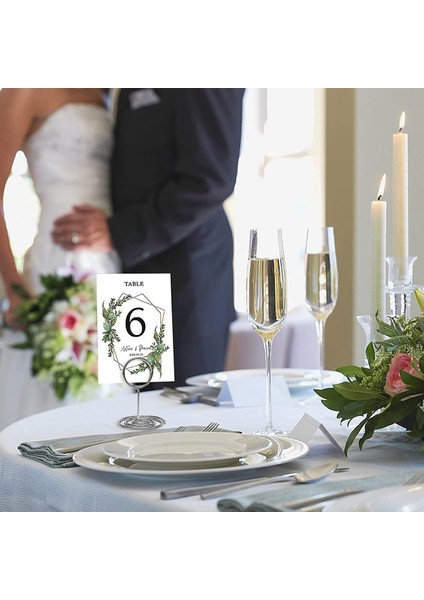 Tablo Numarası Tutucular 20PCS - 2 Inç Mini Yer Kart Tutucu Kısa Tablo Numarası Düğün Partisi (Gümüş) (Yurt Dışından) fırsatları