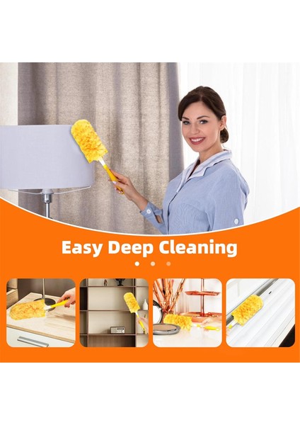 30 Paket 360 Dusters Swiffer Dusters, Duty Duster Kiti Tek Kullanımlık Dusters Dolunlar 1 Turuncu Turuncu Sarı (Yurt Dışından) modelleri