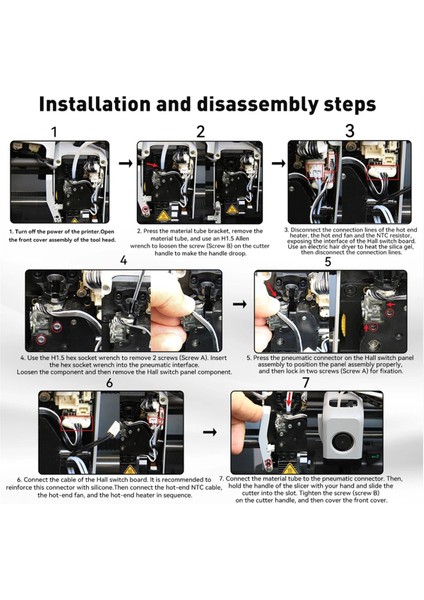 Bambu Lab X1 P1 3D Yazıcı Ptfe Tüp Salonu Anahtarı Pnömatik Konnektör 1.75MM Filament Ekstrüder 3D Yazıcı Parçaları 10 Pcs (Yurt Dışından) fırsatları