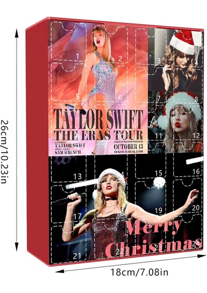 24 Adet Noel Geri Sayım Dekorasyon Hediyesi Noel Akrilik Dekorasyon ve Anahtarlık Sürpriz Noel D (Yurt Dışından) modelleri