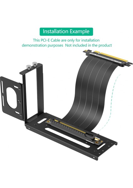 Dikey Gpu Montaj Braketi, 2 Yuva Grafik Kartı Direksiyon Tutucu Donanım, Egpu Dock, Harici Gpu Yerleştirme Istasyonu, B (Yurt Dışından) fiyatları