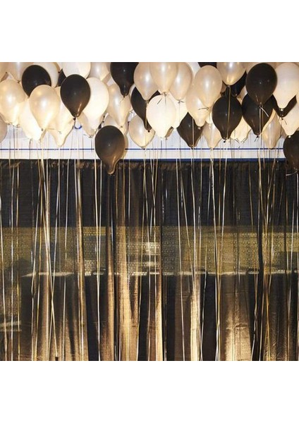 Crepe Paper STREAMERS12 Pcs Altın Flamalar, Gümüş ve Siyah Flamalar Doğum Günü Partisi Düğünü Için Parti Dekorasyonları (Yurt Dışından) modelleri