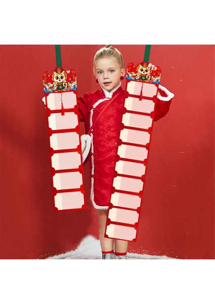 10 Adet Kırmızı Zarflar Çin Yeni Yıl Kırmızı Çin Zarfları Para Için 2024 Ejderha Ay Yeni Yıl Katlanabilir Kırmızı Zarf B (Yurt Dışından) modelleri