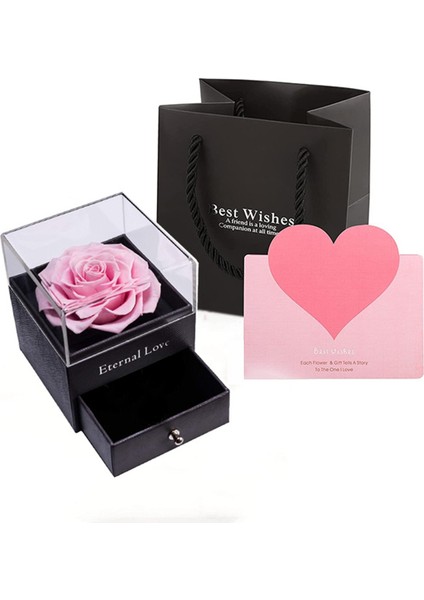 Korunmuş Kırmızı Güller ile Seni Seviyorum 100 Dillerde Kadın Karısı Için Doğum Günü Hediyeleri, Pembe Için Gül Çiçek Hediyeleri (Yurt Dışından)