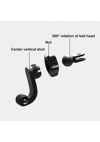 Evrensel 360 ° Döndürülebilir Dikey Montaj Evrensel Kamera Aksesuarları Kamera Sırt Çantası Klipsi Yaka Montaj Kask Çene Montajı (Yurt Dışından) indirimleri