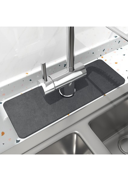 Yumuşak Diatomit Emici Musluk Zemin Mat Dip Ders Dayanıklı Mutfak Lavabo Pedi Sıçrama Koşullu Su Halı Banyo 1 (Yurt Dışından) modelleri