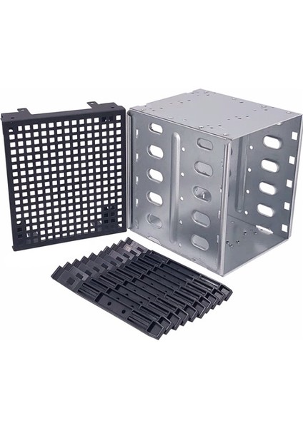 5.25 Inç Ila 5 x 3,5 Inç Sata HDD Kafes Raf Sabit Sürücü Muhafaza Sabit Disk Tepsisi Caddy Adaptör (Yurt Dışından) fiyatları