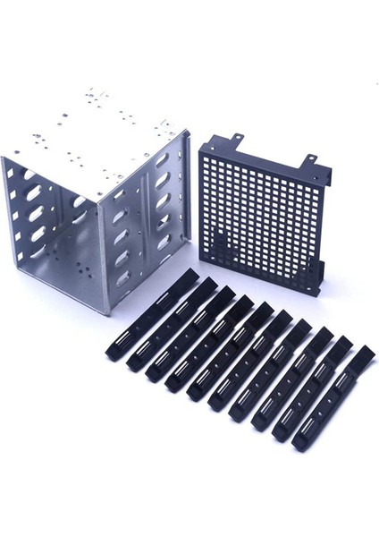 5.25 Inç Ila 5 x 3,5 Inç Sata HDD Kafes Raf Sabit Sürücü Muhafaza Sabit Disk Tepsisi Caddy Adaptör (Yurt Dışından) modelleri
