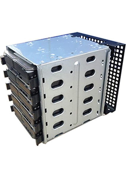 5.25 Inç Ila 5 x 3,5 Inç Sata HDD Kafes Raf Sabit Sürücü Muhafaza Sabit Disk Tepsisi Caddy Adaptör (Yurt Dışından) fırsatları