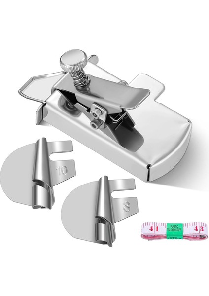 Dikiş Makineleri Için Manyetik Dikiş Kılavuzu, 8/10 mm Dikiş Hemming Ayağı ve Dikiş Makinesi Aksesuarları Için Ölçüm Bandı (Yurt Dışından)