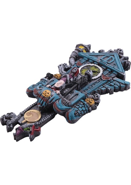 Guguklu Duvar Saati Cadılar Bayramı Duvar Saati Noel Duvar Saati Cadılar Bayramı Süsleri Reçine El Sanatları Heykeli (Yurt Dışından) fırsatları