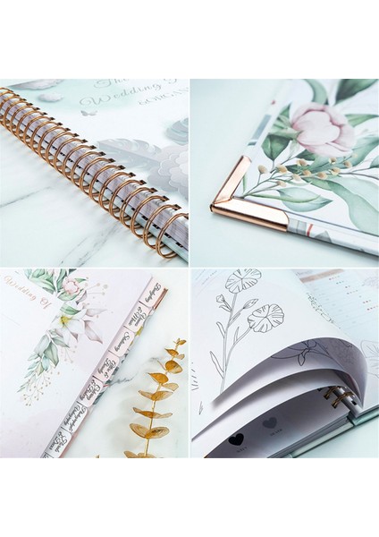 2024 Düğün Planlayıcısı ve Organizatör - Gelin Için Düğün Planlayıcı Kitabı, 9.3 Inç x 11.3 Inç Günlük Nişan Hediye Kitabı (Yurt Dışından) modelleri