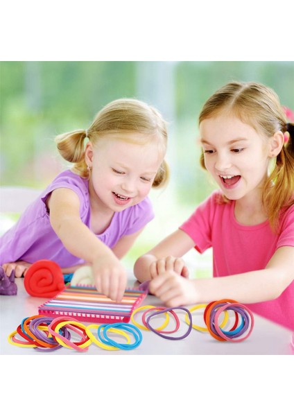 Tezgah Potholder Döngüleri Dokuma Döngü Döngüleri Dokuma Zanaat Döngüleri Çoklu Renkli, 7 Inç Dokuma Tezgahı (288 Adet) (Yurt Dışından) fiyatları