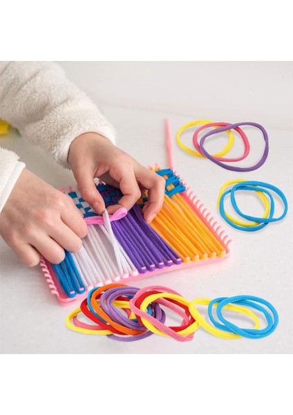 Tezgah Potholder Döngüleri Dokuma Döngü Döngüleri Dokuma Zanaat Döngüleri Çoklu Renkli, 7 Inç Dokuma Tezgahı (288 Adet) (Yurt Dışından) indirimleri