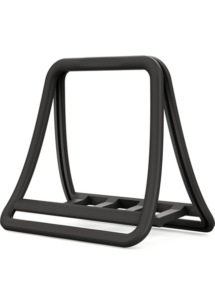Ayarlanabilir Dikey Dizüstü Bilgisayar Standı - Defter ve Tablet Tutucu Dikey Depolama Rafı Siyah (Yurt Dışından) indirimleri