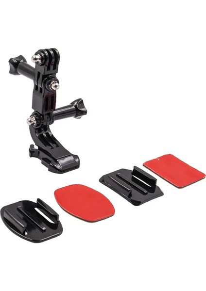 Gopro Sargo Için Xiaoyi Tepe Base Destek Mount Düz Kavisli Alt Eylem Kamera Aksesuarları (Yurt Dışından)