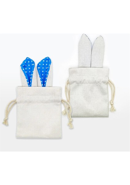 4pcs Süblimasyon Drawstring Şeker Çantaları Paskalya Drawstring Çanta Isı Transfer Baskı Çantası Paskalya Şeker Çantaları (Yurt Dışından) indirimleri