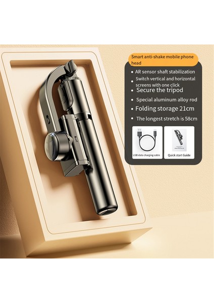 Sıkış Anti-Shake Cep Telefonu Gimbal Sabitleyici Bluetooth Selfie Stick Alüminyum Alaşım El Taşıyıcı Katlanabilir Monopod (Yurt Dışından) indirimleri