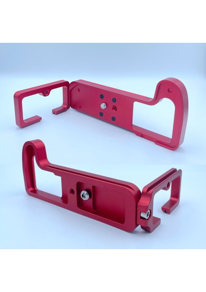 Hızlı Bırakma Plakası L Braket Kamera Kamera Kavrama Fujifilm X-H1 Xh1 Kamera El Kavrama Taban Dikey L Braket Siyah (Yurt Dışından) modelleri