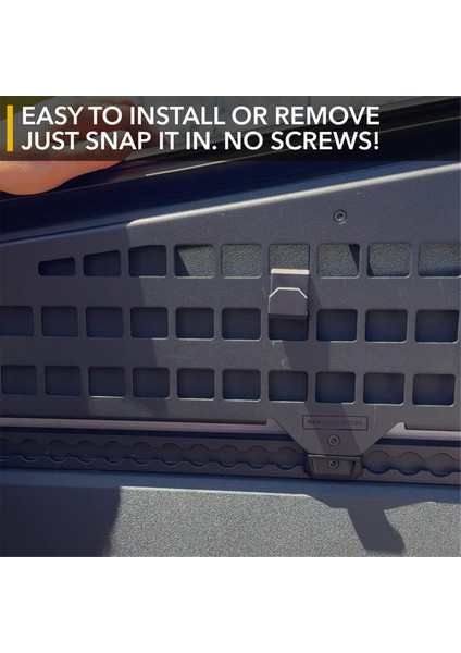 Tesla Cybertruck Için 2024 Bakkal Çantası Hanger Kancaları Molle Paneller ve Kasa Kargo Bölümü Için Organizatör 4 Pcs (Yurt Dışından) fiyatları